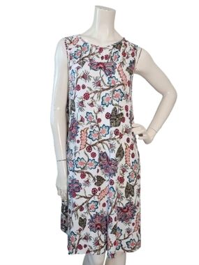 J. Jill Dress Women's Petite M Multicolor Floral Sleeveless
